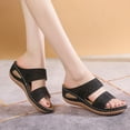 thumbnail image 5 of BONIXOOM Sandals Women Comfortable Clearance Fall Slip-On None Casual Fashion Womens Shoes Black Size 5.5, 5 of 5