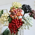 thumbnail image 5 of Firlar 5pcs Small Fruit Bunch Artificial Blueberry Ornaments Christmas Berry Home Office Decor Eco-friendly Simulation Fruits, 5 of 17