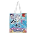 thumbnail image 1 of Mermicorno Starfall Bolso de tela con estampado de lienzo para mujer, bolsa de compras reutilizable y estética, con cremallera interior, regalo para mujer, 35 × 40 cm., 1 of 6