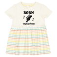thumbnail image 3 of Inktastic Bass Guitar Music Born to Play Bass Girls Baby Dress, 3 of 5