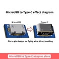 thumbnail image 4 of DIY Modification Accessory MicroUSB to Type-C Adapter for Old Electronic Products with Reversible Type-C Charging and USB 2.0 Data Transfer, 4 of 6