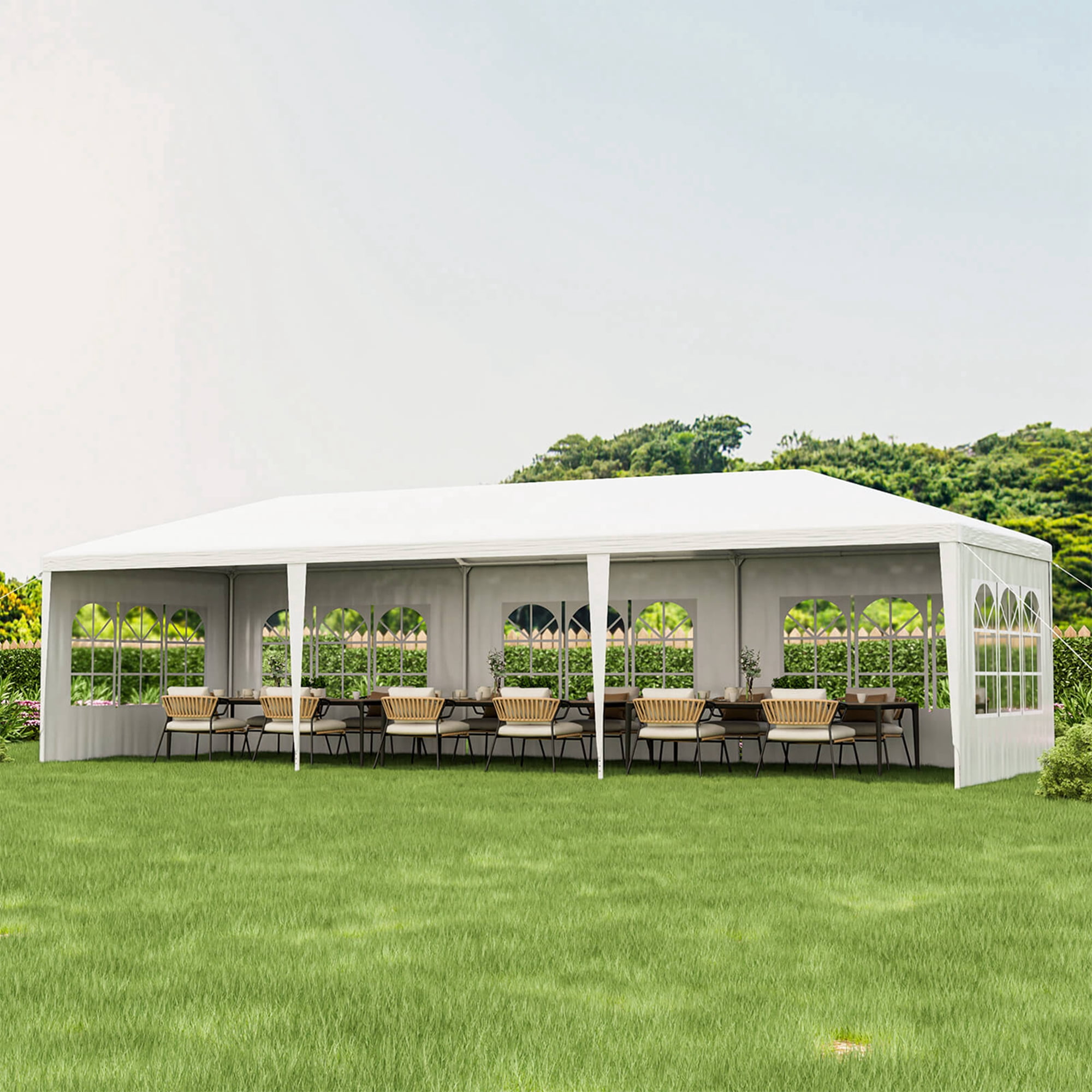 Costway 10 x30 Outdoor Party Wedding Tent Canopy Heavy duty Gazebo