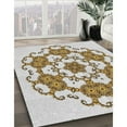 thumbnail image 2 of Ahgly Company Indoor Square Patterned Brown Novelty Area Rugs, 6' Square, 2 of 6