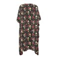 thumbnail image 5 of Xoenoiee Skull Rose Heart Pattern Open Front Long Kimono Swimsuit Cover Up for Women Music Note Design Swimwear Cover Ups Cardigan Quick Dry Beach Swim Cover up Blouse, 5 of 7