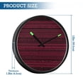thumbnail image 3 of Indoor 12' Voice-Activated Luminous Decoration Wall Clock With LED Night Light Pattern Of Tribal-inspired Stripes, 3 of 8