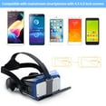 thumbnail image 4 of 3D VR Glasses VR Headsets Compatible with Iphone & Android Phone Soft & Comfortable New 3D VR Glasses Universal, 4 of 10