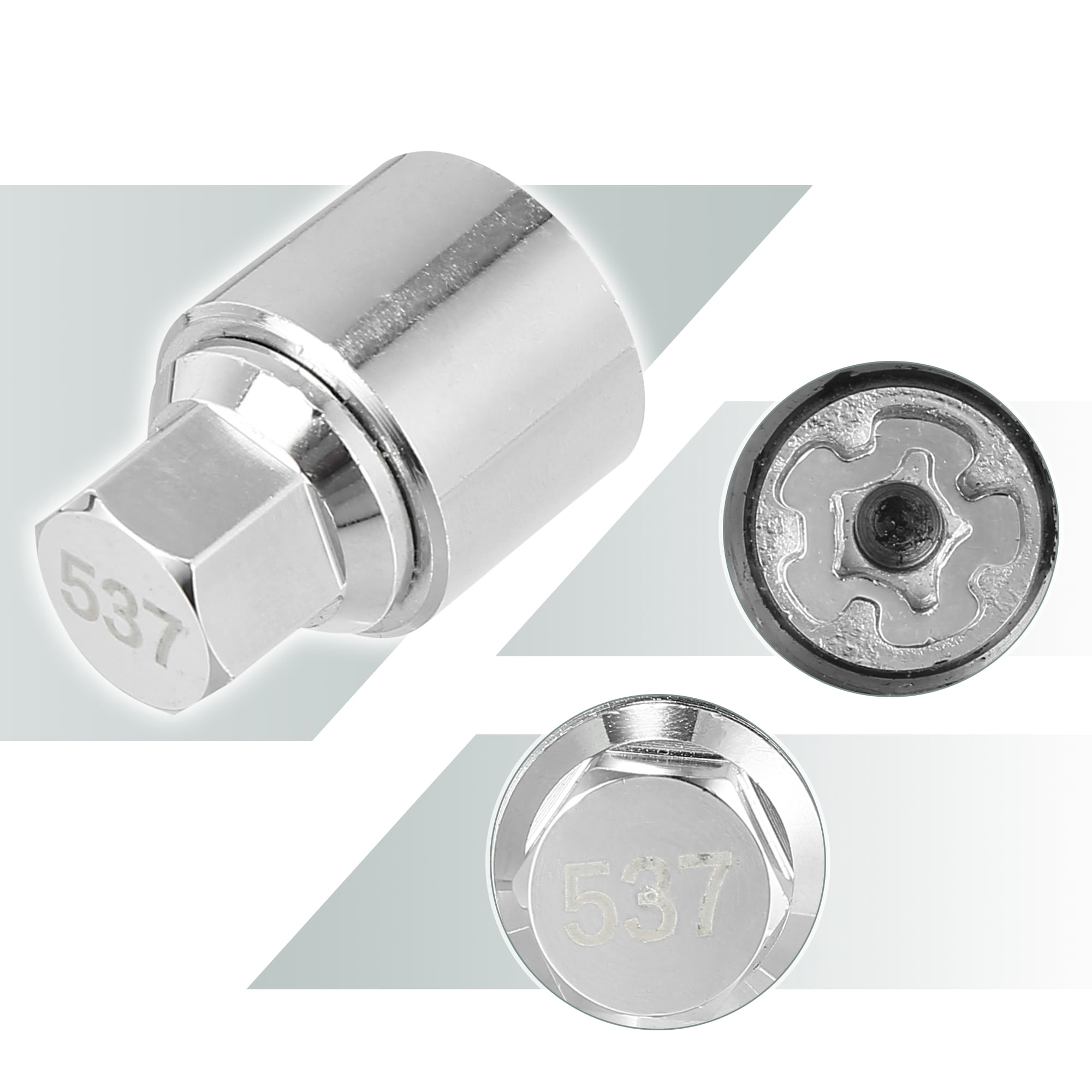 Unique Bargains Wheel Lock Lug Nut Anti Theft Socket Key for Volkswagen Vehicles