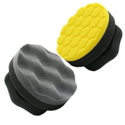 Tire Hex Grip Applicator - Tire Shine Car Detailing Foam Sponge Tool | Car Cleaning Supplies After Car Wash Tire Cleaner | for Vinyl Rubber & Trim Accessories | Wheel Cleaner Rim (2 Pack)