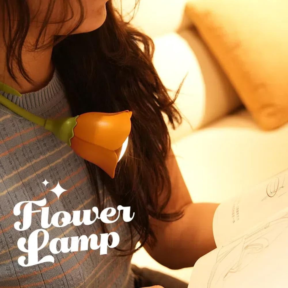 Birthday Gifts for Women,Sunflower Flower Lamp Rechargeable Cordless Led Reading Light,3-Colour Infinitely Dimming Small Night Light for Festival Gifts for Mom Girlfriend Grandma (Yellow)