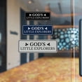 thumbnail image 4 of Signs ByLITA Standard God's Little Explorers Door or Wall Sign Easy Installation | Durable Construction | Religious Greetings | Sunday School Welcome Signs | Church | Faith Sign (Black Gold) - Medium, 4 of 9