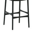 thumbnail image 2 of Erie Black Woven Paper Cord and Wood Counter Stool, 2 of 12