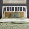 thumbnail image 3 of AFI Orleans Queen Sleigh Solid Wood Slat Headboard, White, 3 of 7