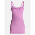 thumbnail image 3 of No Boundaries Ruffle Slip Dress, Women's XS-XXL, 3 of 3