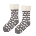 thumbnail image 2 of Harpily Ankle Socks for Women Winter Fuzzy Warm Slipper Stocking with Fuzzy Turn‑over Cuff Socks for Christmas Festival Party or Daily Use, 2 of 2