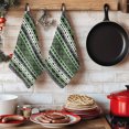 thumbnail image 6 of Green Black Boho Kitchen Towels Set of 4, Vintage Tribal Striped Southwestern Absorbent Dish Towels for Kitchen, Microfiber Hand Towel, Quick Drying Tea Towel for Cleaning Decorative Dishcloths, 6 of 7