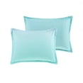 thumbnail image 5 of Gracie Mills Dagny Ombre Glitter Reversible Duvet Cover Set Aqua Blush Purple, 5 of 5