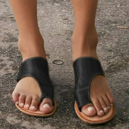 

Women s Ladies Casual Ring Toe Wedges Slippers Outdoor Slides Shoes