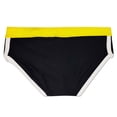 thumbnail image 4 of FcBaudy Men's Low Waist Solid Color High Vent Swimming Trunks Underpants Men Pants, 4 of 6