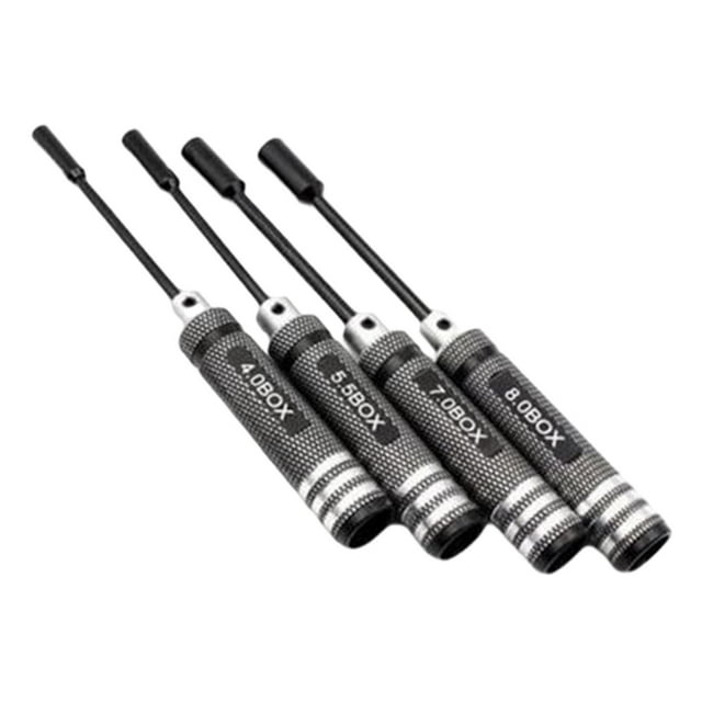 Juego de 4 piezas de herramientas RC Baoblaze Destornillador hexagonal para modelos de vehículos RC