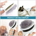 Self Cleaning Slicker Brush,Long & Short Hair Pets Gently Removes Loose