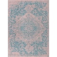 thumbnail image 2 of Jill Zarin Outdoor Collection Area Rug - Dubai (9' x 12' Rectangle Pink and Aqua/Light Blue), 2 of 11