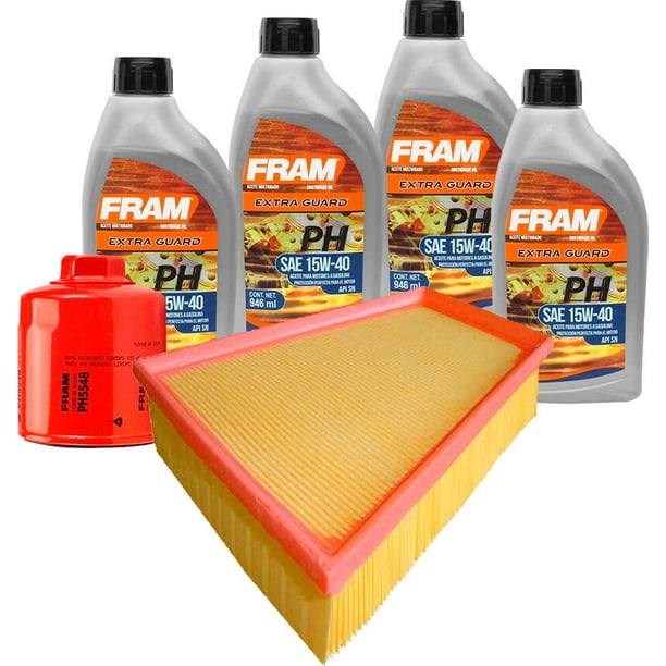 Kit De Aceite Mineral 15W40 Kit De Afinación Sin Bujías Compatible con Volkswagen Gol L4 1.6L DE 2009 A 2019