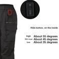 thumbnail image 5 of Heated Pants for Men Women USB Rechargeable Trousers with 18 Heated Zones Winter Warm Waterproof Sweatpants, 5 of 8