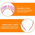 thumbnail image 4 of 3pcs Birthday Theme Letters Hair Clasp Light Hair Band Birthday Party Decor, 4 of 8