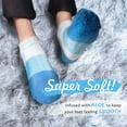 thumbnail image 6 of Women's Extra Large Super Aloe Infused Fuzzy Nylon Socks (4 Pairs), Assortment 96, 6 of 31