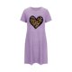 thumbnail image 4 of Camisón corto de talla grande para mujer, camisón de manga corta con estampado de pecho a la moda, camisón para mujer, 4 of 5