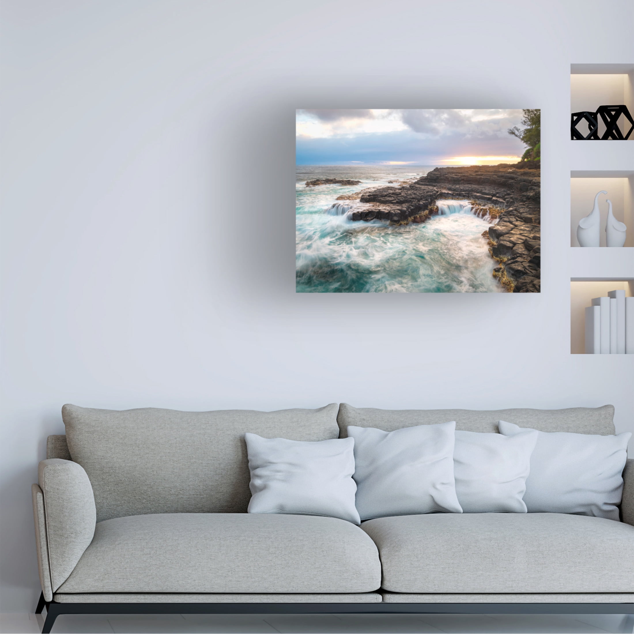 Canvas Wall Art - Danny Head 'North Shore' Wall Art for Living Room, Bedroom, or Office Décor by Trademark Fine Art - 47 x 35 Inches