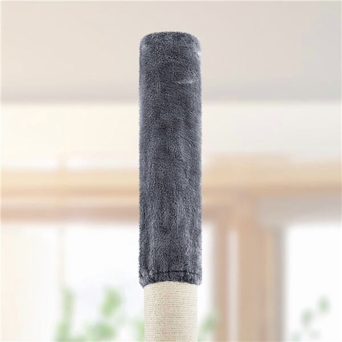 WDZS Cat Tree, Floor to Ceiling Cat Tower for Large Cats, 89-104.5in Height Adjustable Tall Climbing Tree w/Scratching Posts, Condo and Perches