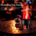 thumbnail image 4 of LiveGo 3D LED Fake Fire Flames Effect Light, 110V Electric Fake Campfire Lamp, Artificial Flickering Flame Table Lamp Halloween Christmas Party Decorations Holiday Supplies for Bar, Stage, Home, 4 of 13