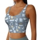 thumbnail image 2 of Balery Blue Bathroom Sujetadores deportivos con espalda cruzada para mujer, acolchados, sin costuras, de alto impacto, ideales para yoga, gimnasio, entrenamiento y fitness.-Small, 2 of 8