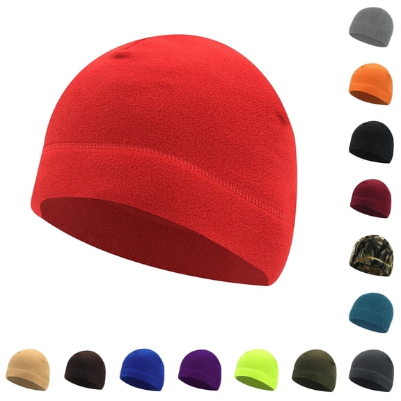 lnmuld Solid Beanie Windproof Outdoor Sports Hat for Men Women Size:One Size