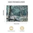 thumbnail image 3 of JRXY Forest Canvas Wall Art for Bedroom Natural Landscape Painting Abstract Nature Night Scenery Print Winter Snow Covered Trees Picture Modern Framed Artwork for Home Living Room Bathroom picture 2, 3 of 6