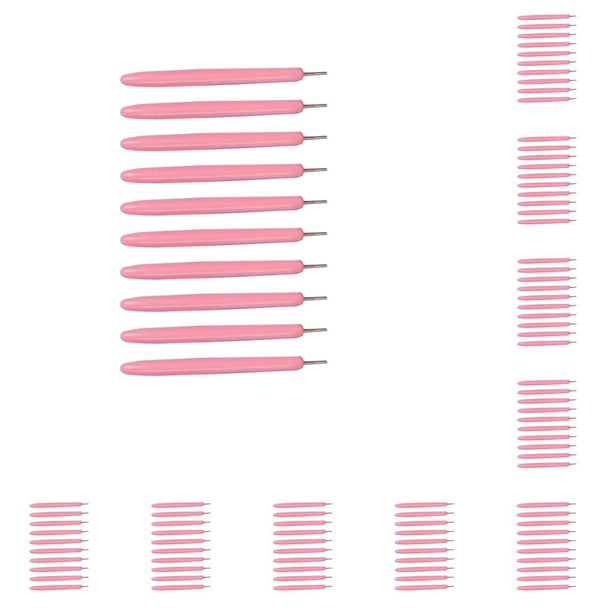 Bearachild 10 piezas de herramientas de laminación de papel con para filigrana, dureza fuerte con buena textura, suministros para hacer tarjetas, rosa 10Conjunto