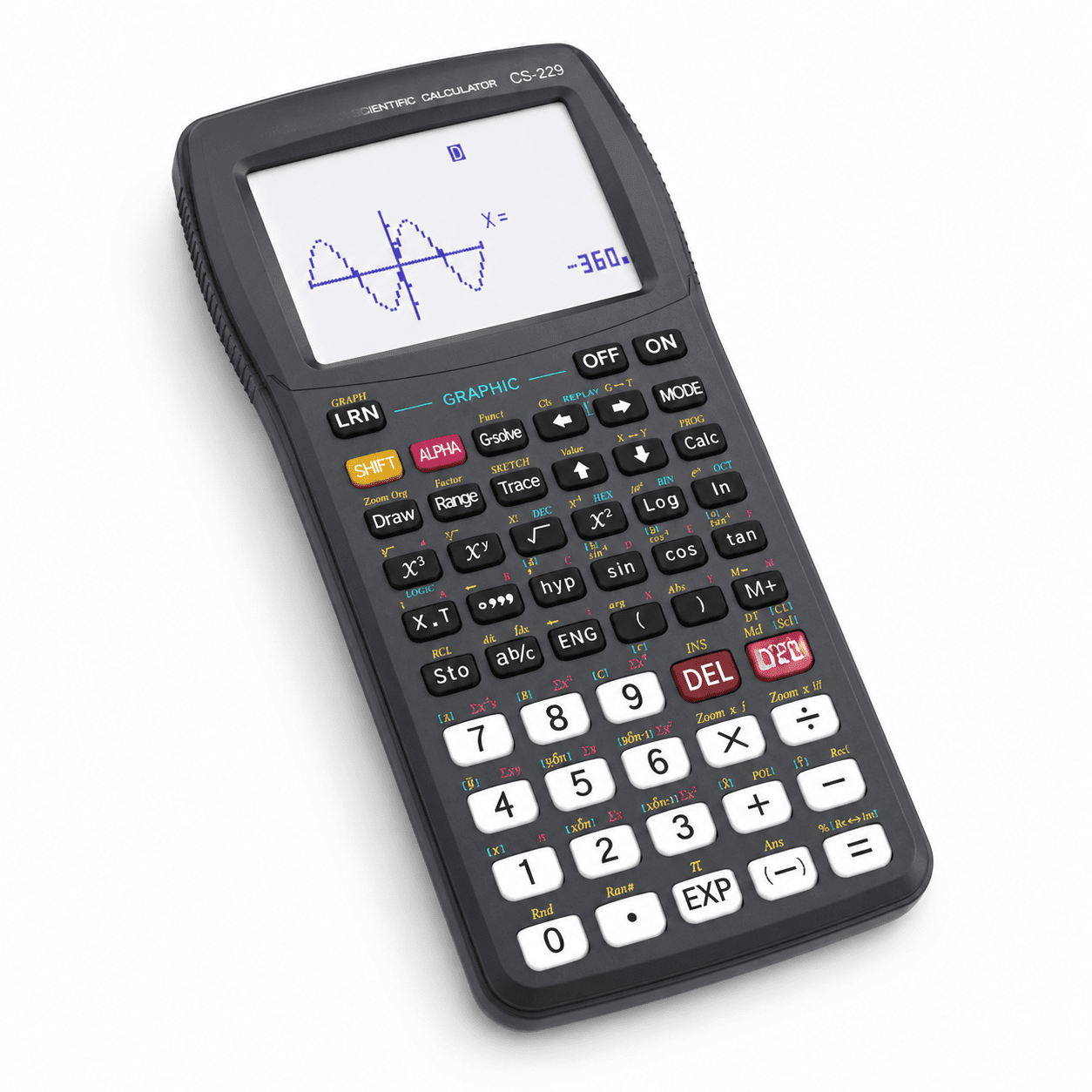CASIO FX-CG50 本体のみ Casio, High Resolution Color Graphing Calculator, Black - Walmart.com