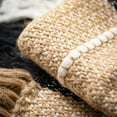 thumbnail image 2 of 2x4.5 ft. Neutral Fringed Accent Rug, Brown, 2 of 5