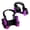 Purple, variant on New Bounce Heel Wheel Skates Adjustable Jet Wheelies for Shoes, Fun Heelys Style Roller Shoes Attachment with Smooth Wheels for Outdoor Riding