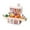 B-Pink, variant on Pretend Play Kitchenette with Storage Dining Table and Water Flow Sink for Imaginative Cooking Games, Chef Role Playing Activities and Interactive Family Entertainment Featuring Complete Utensil Set