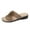 Khaki, variant on Sandals for Women 2025 High-Quality Materials Women's Slide Flat Sandals - Comfortable Slip On Plait Toe Thong Strappy Spring Summer Shoes & Stylish and Elegant Reef Women's Sandals