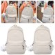 thumbnail image 4 of 2 Uds Bolsas Libros Informales Mochila Mujer Gran Capacidad para Al Aire Libre () Blanco, 4 of 5
