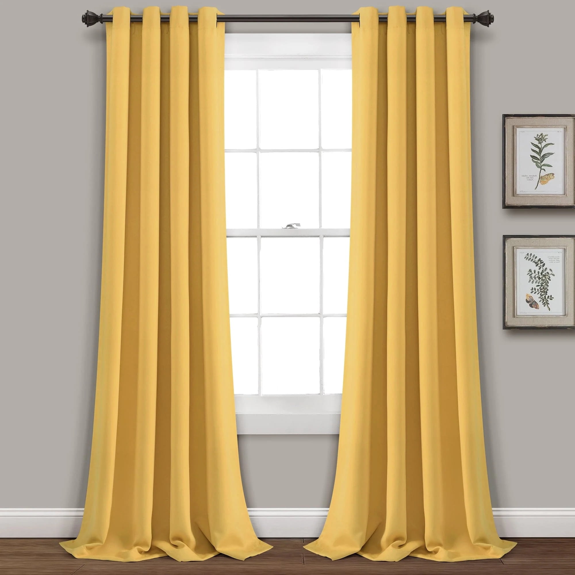 Lush Decor Grommet Insulated Blackout Curtains