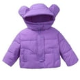 thumbnail image 2 of Paiwinds Kids Hooded Jacket with Full-Zip Front and Adjustable Hood, Soft Fleece Lined Long Sleeve Coat for School, Playground and Daily Outdoor Adventures, 2 of 4