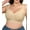 Beige, variant on SHAPERX Bras for Women No Underwire Seamless Oversized Everyday Bra Comfort Wireless Padded Soft Support Bralette