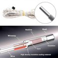 thumbnail image 3 of 2 Pices 24V 50W Amlior En Cramique Cartouche Chauffe Fil 1 M 3D Imprimante Accessoires Tube De Chauffage pour Imprimante 3D(Blanc), 3 of 5