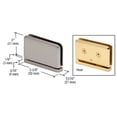 thumbnail image 2 of CRL PPH01BN Brushed Nickel Prima 01 Series Top or Bottom Mount Hinge, 2 of 7