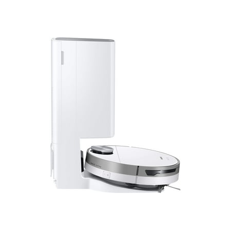 Samsung - Jet Bot+ Robot Vacuum with Clean Station - White