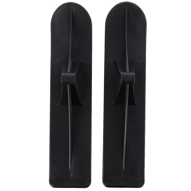 HORIALENCE 1Pair Winter Snow Scooter Kit for Outdoor Use Black Durable Snow Sled Attachment